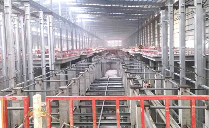 tin bath steel structures