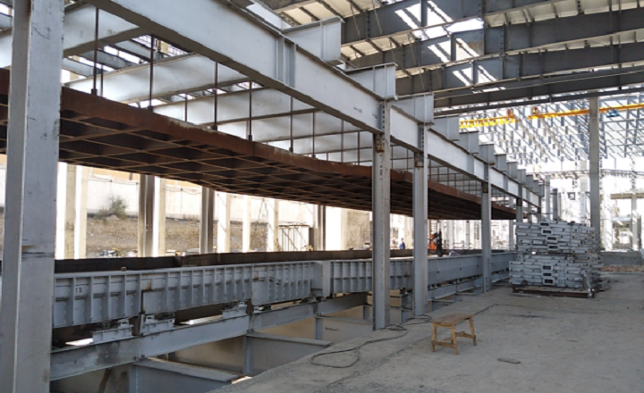 tin bath steel structure