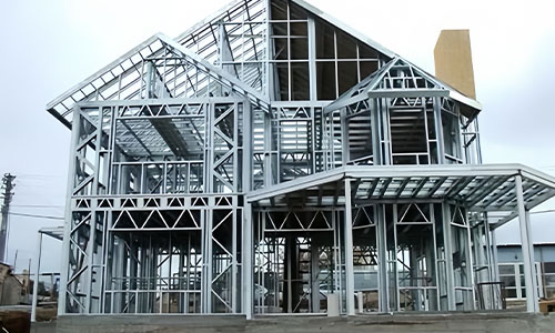 steel structure villa