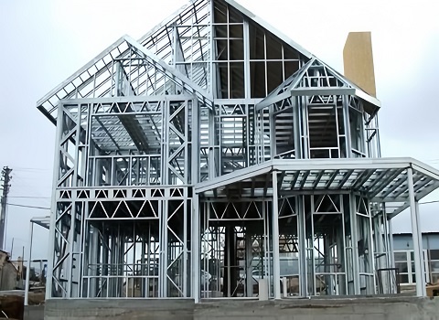 steel structure villa