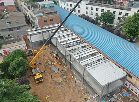 prefabricated steel structure building